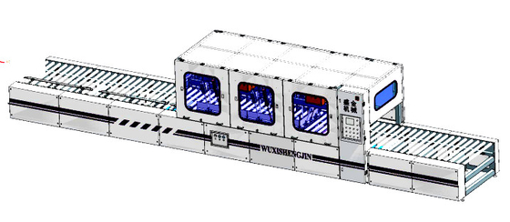 linha de embalagem totalmente automático 200-1000mm da caixa da caixa da caixa de 800mm 5-6 Pieces/M